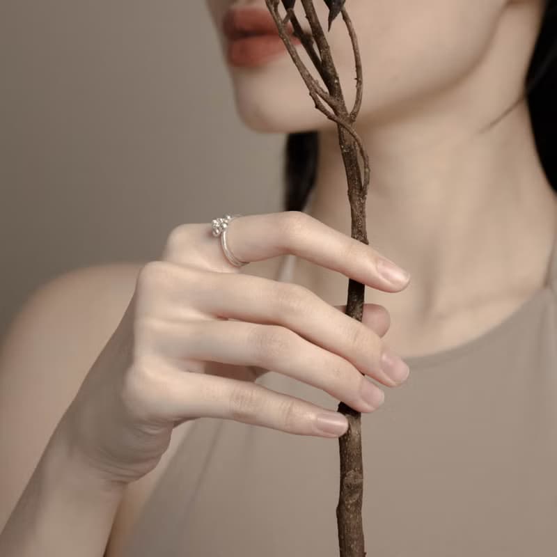 纍 Fruitful I 【團】戒指 - 純銀