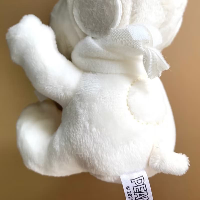 純白色Snoopy史努比鑰匙圈吊飾 史奴比包包掛飾