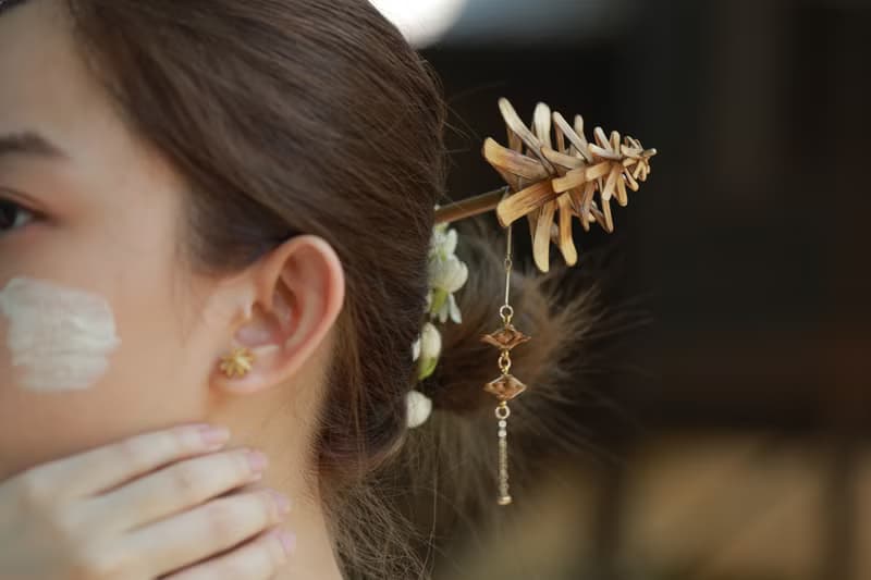 Pinchat Sailom- Brown (Handmade Product) | GHOMLANNA | Bamboo