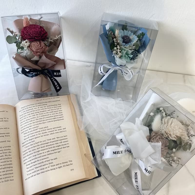 乾燥花 擴香 花束 生日 情人節 畢業 花禮