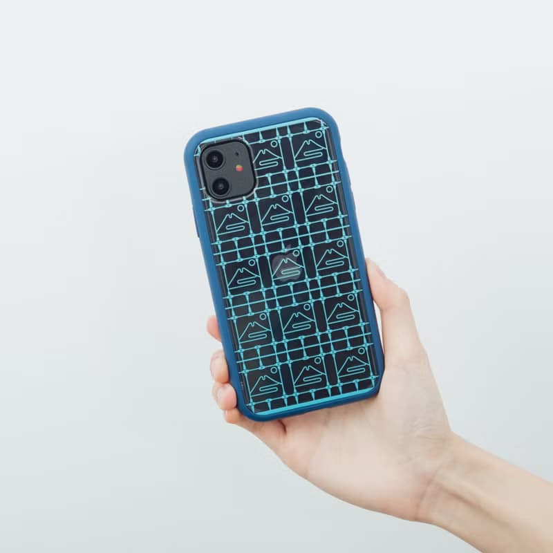 【現貨-NX背板】印花樂X犀牛盾-iPhone/鐵花窗/富士山藍色