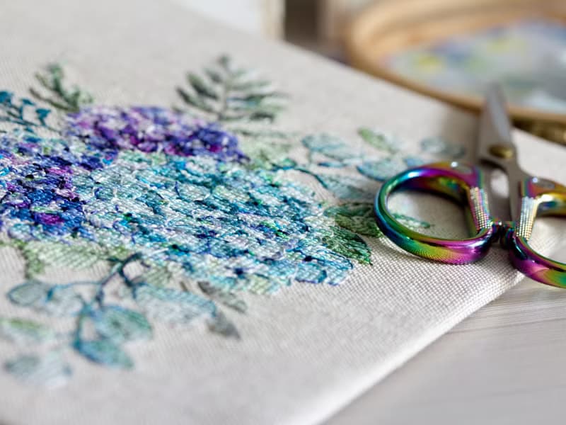 【數位】Hydrangea Bouquet - PDF cross stitch pattern