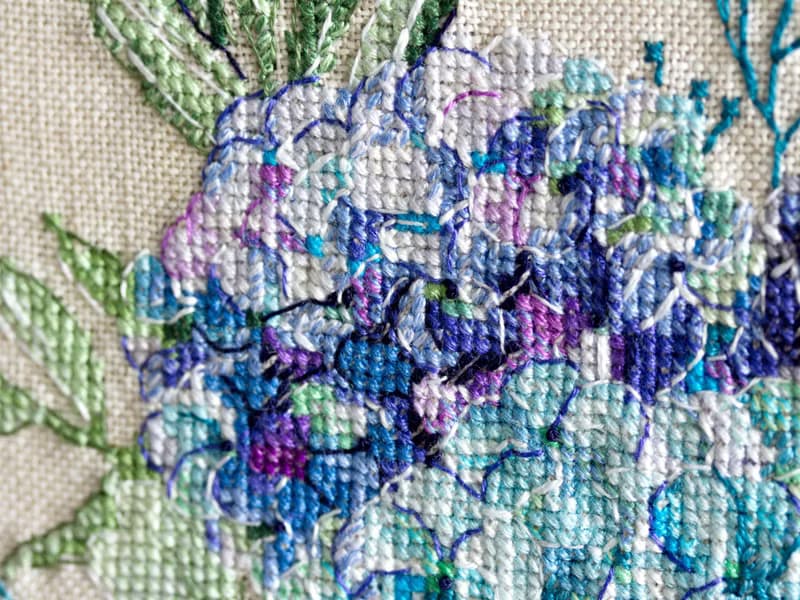 【數位】Hydrangea Bouquet - PDF cross stitch pattern