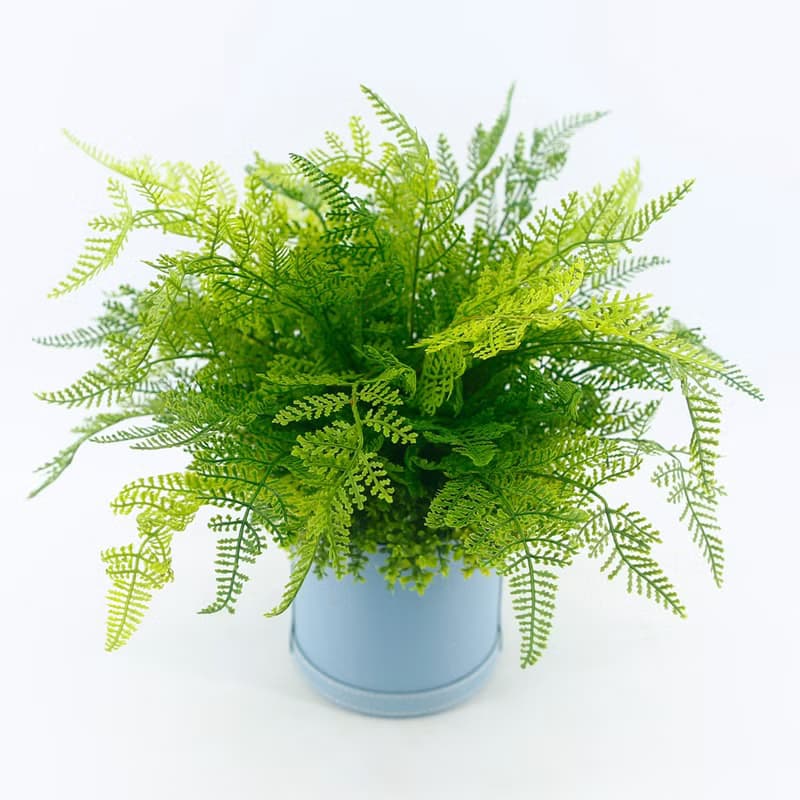 高擬真波斯頓蕨皮革籃植栽/人造植栽/仿真植物/綠化/佈置