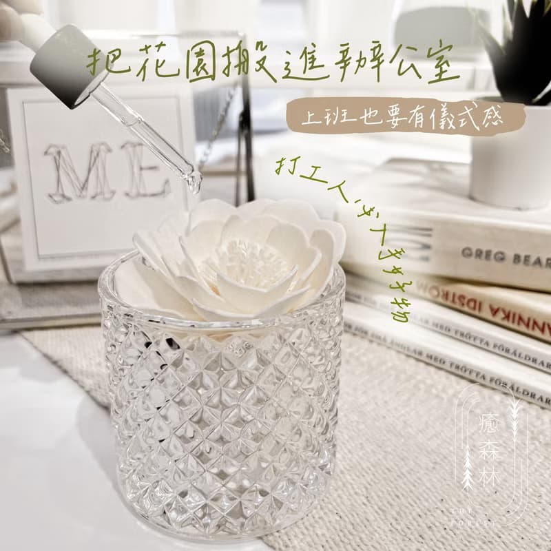 經典玫瑰香氛擴香水晶禮盒 (贈送15ml香氛油)