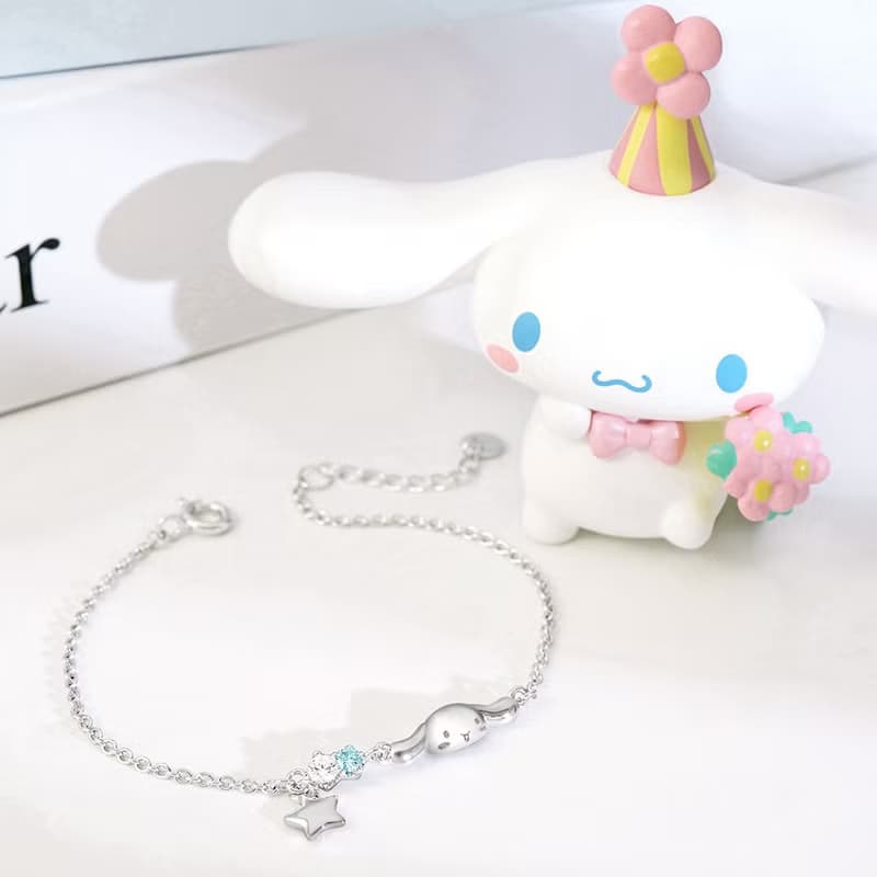Small Gift for U系列-Cinnamoroll 大耳狗喜拿禮物純銀手鍊