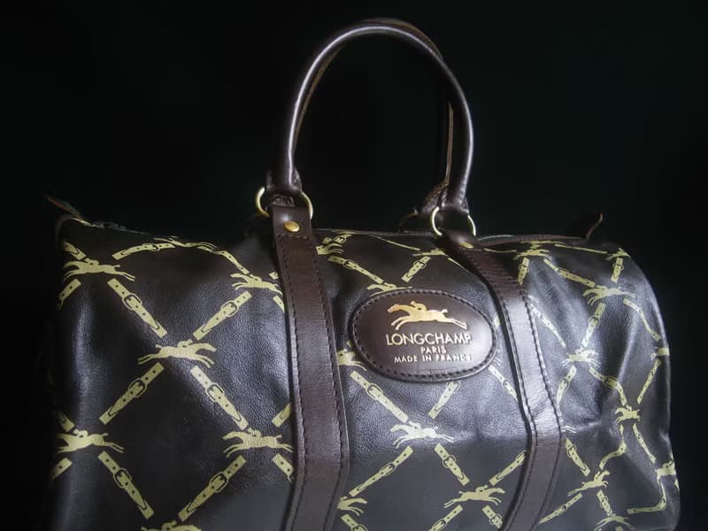 【老時光 OLD-TIME】早期二手老包法國製LONGCHAMP波士頓包