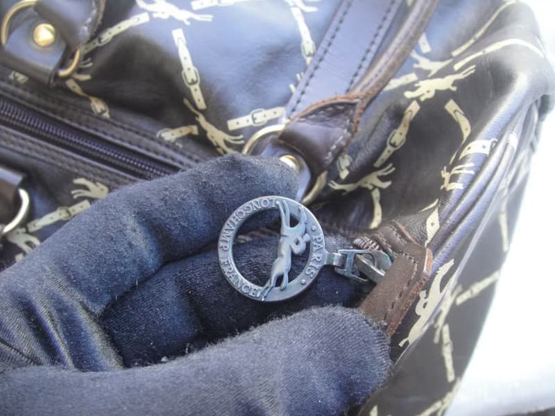 【老時光 OLD-TIME】早期二手老包法國製LONGCHAMP波士頓包