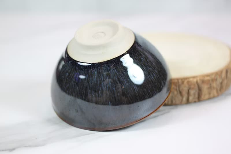 【送禮好物】星雨 天目釉茶杯 茶碗 鶯歌陶藝名家葉敏祥作品