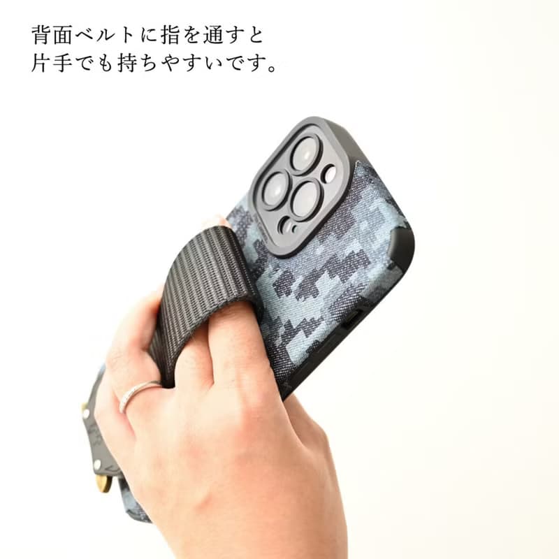 iPhone限定 クイックリリース 【 DIGICAMO-DENIM 】 ストラップ スマホショルダー スマホストラップ プレゼント ギフト 父の日 CO09M