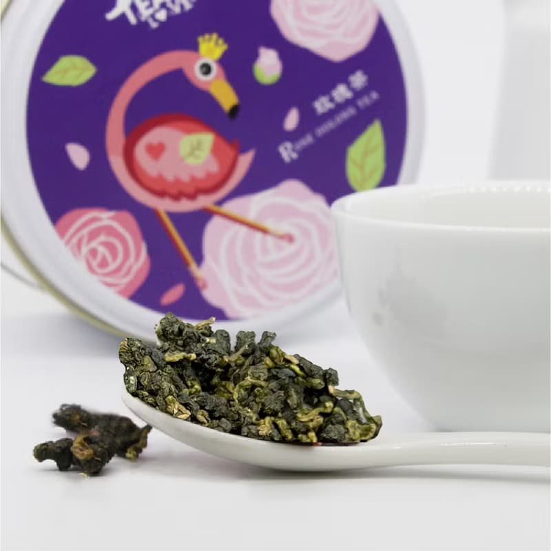 原片茶葉禮盒 紅烏龍茶+玫瑰茶 2罐裝 新鳳鳴 Tea Lover動物派對