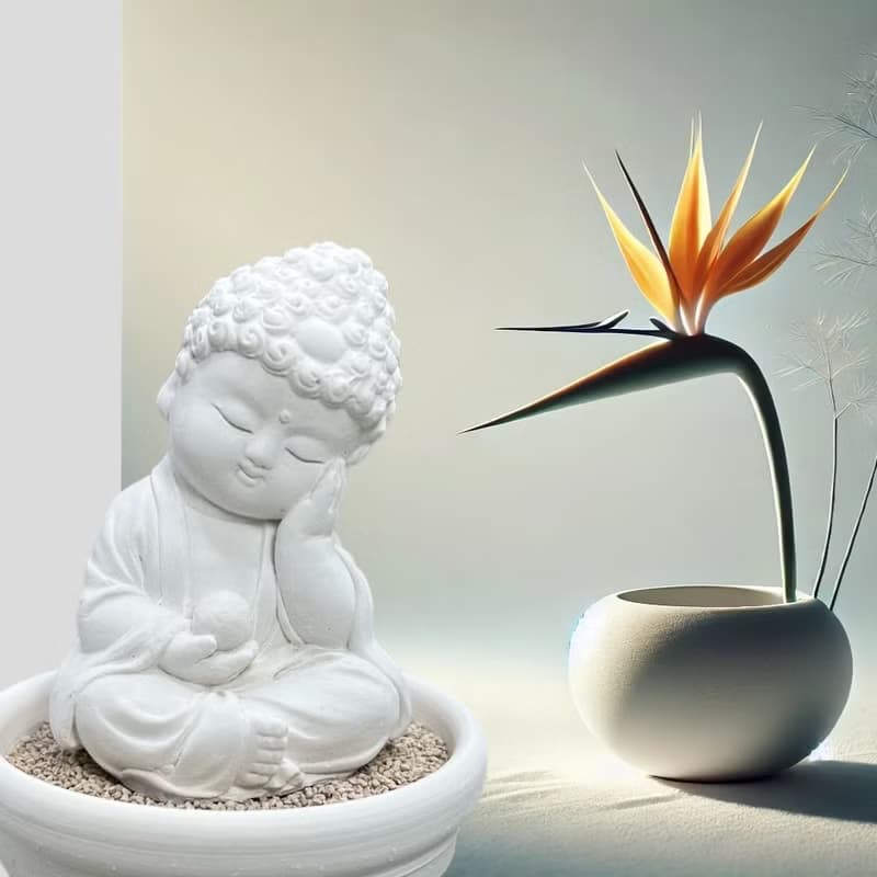 靜謐之美學 淨念吉祥小佛之靜性小盤套組  精緻台灣文創禮品