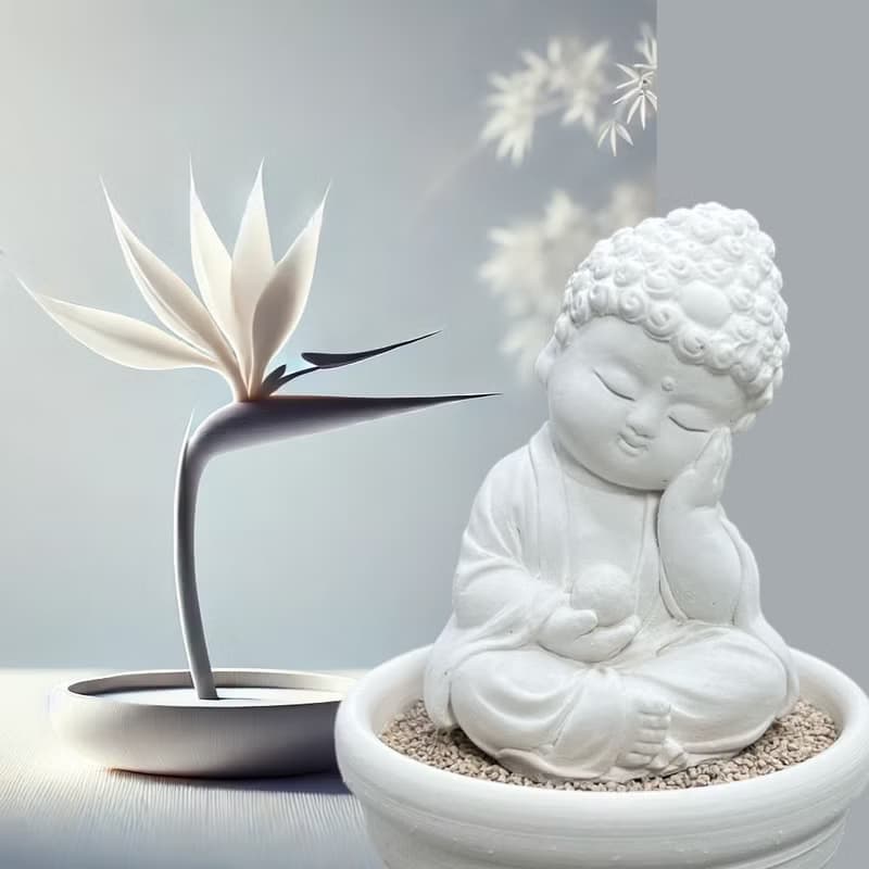 靜謐之美學 淨念吉祥小佛之靜性小盤套組  精緻台灣文創禮品