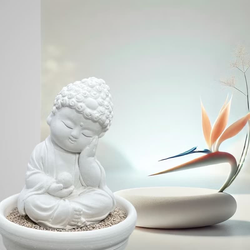 靜謐之美學 淨念吉祥小佛之靜性小盤套組  精緻台灣文創禮品