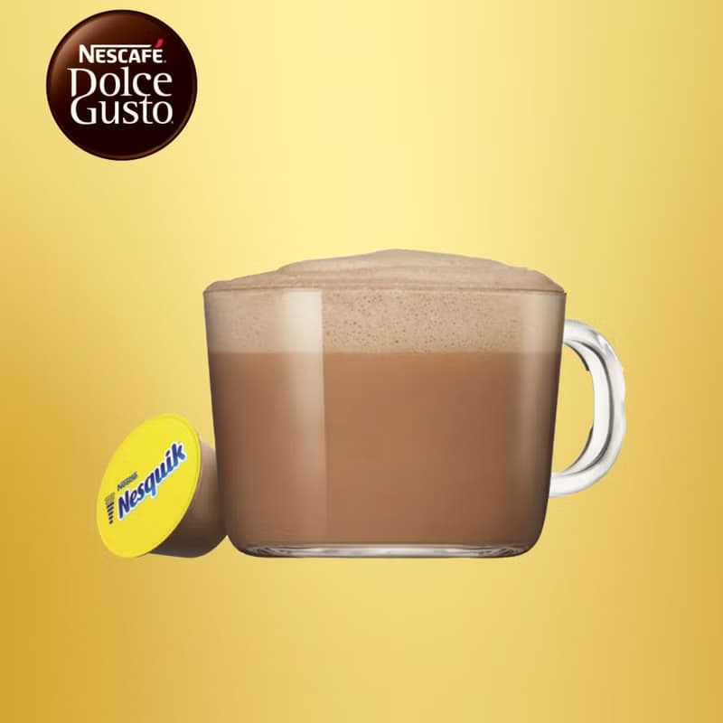 【Dolce Gusto】雀巢多趣酷思膠囊Nesquik高鈣巧克力飲品16顆x3盒