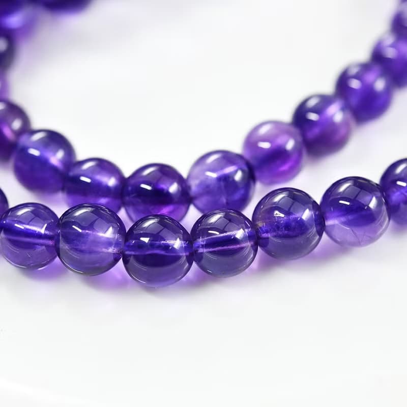 恋愛成就 愛の守護石　アメジストのブレスレット 2月誕生石