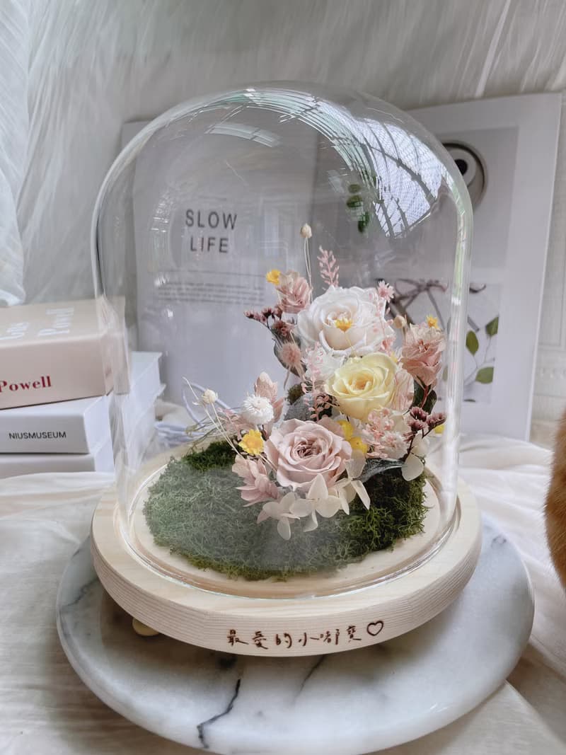 寵物花盅 沈浸式花園 永生花骨灰罐 寵物骨灰花盅 寵物花園