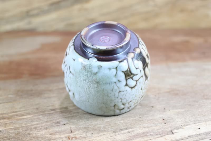 【送禮好物】純手拉坏 柴燒志野釉茶碗 陶藝名家葉敏祥手工作品