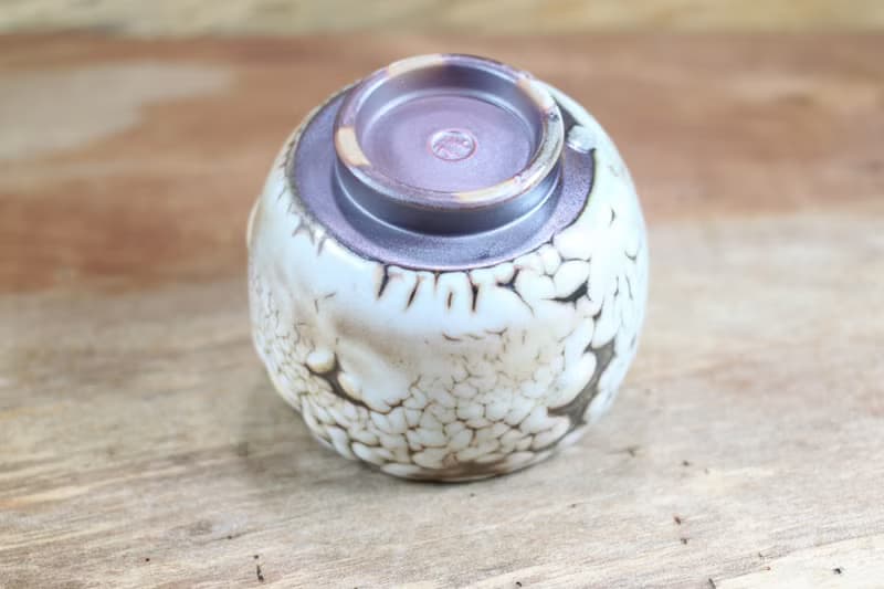 【送禮好物】純手拉坏 柴燒志野釉茶碗 陶藝名家葉敏祥手工作品
