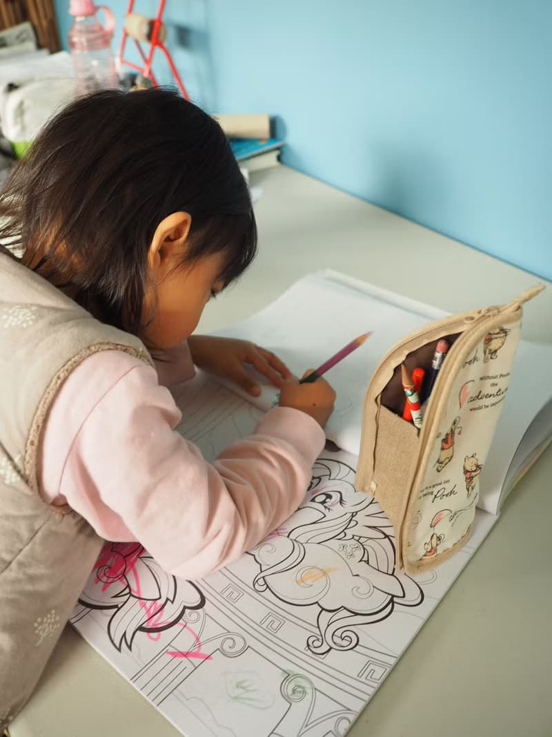 手工製作 可愛狗狗歌基圖案直立式筆袋 眼鏡袋 餐具袋 化妝袋