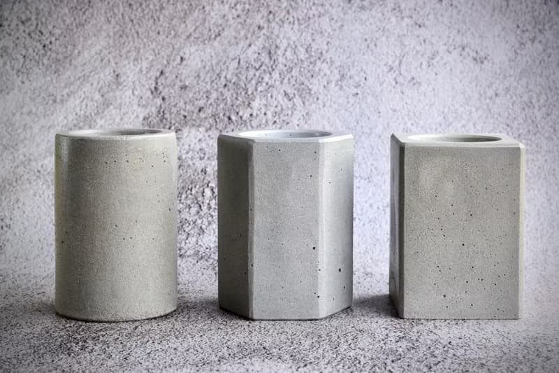 水泥製 花盆 燭台 刀插 餐具 筆筒 DIY 200ml 畢業禮