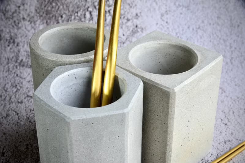 水泥製 花盆 燭台 刀插 餐具 筆筒 DIY 200ml 畢業禮