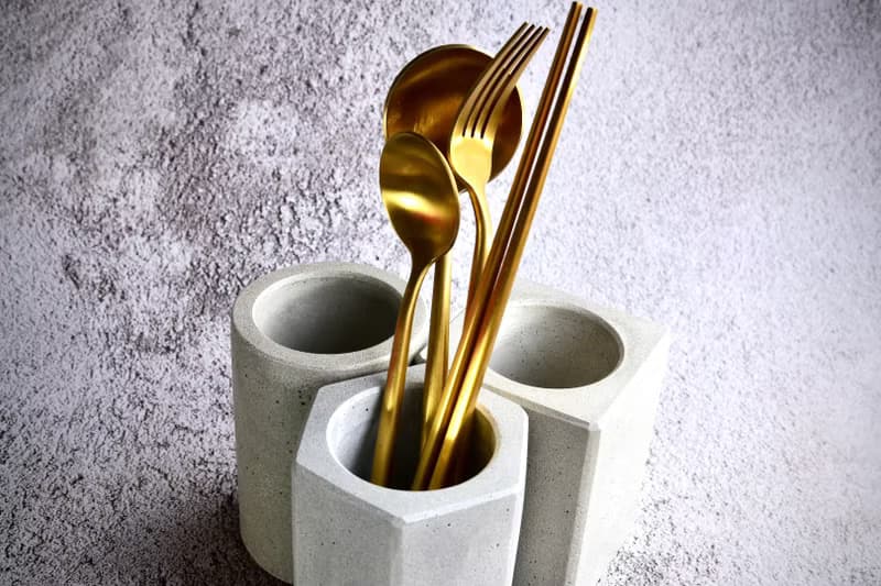 水泥製 花盆 燭台 刀插 餐具 筆筒 DIY 200ml 畢業禮