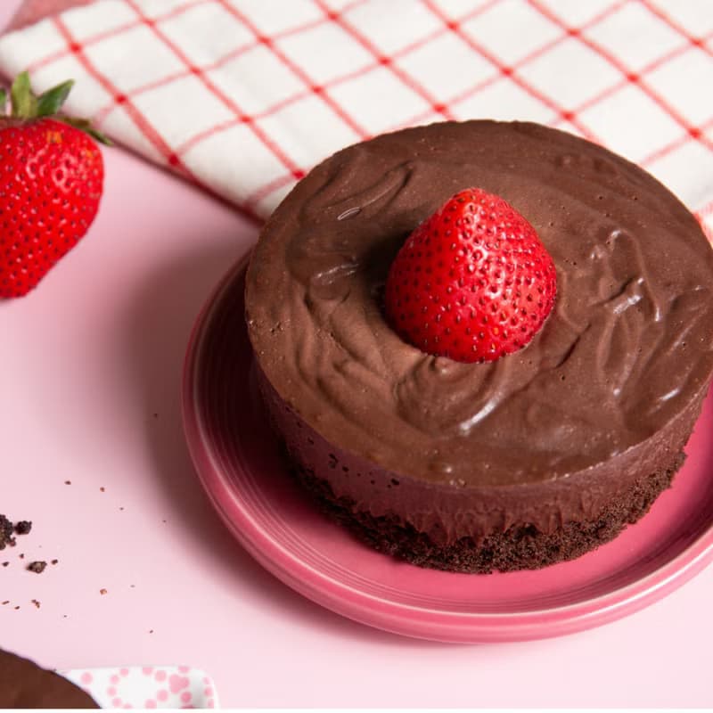 4入4吋草莓生巧克力蛋糕
