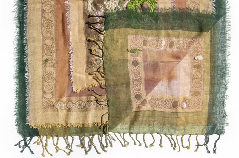 喀什米爾Cashmere/水煮羊毛披肩/針織圍巾/刺繡圍巾/羊絨披巾-花