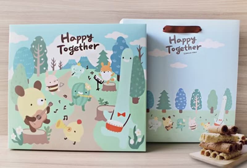 Happy together 麵包樹聯名禮盒(綜合蛋捲款)