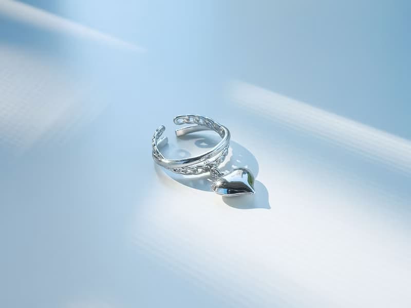 Crush 系列 I 大心型 * 耳骨夾 耳窩夾 愛心 銀色 玫瑰金