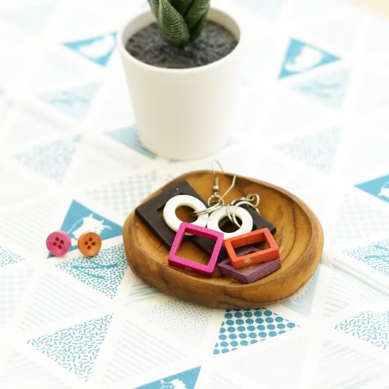 天然柚木醬碟/醬料碟/醬料盤/碟子/置物盤/飾品盤/原木製