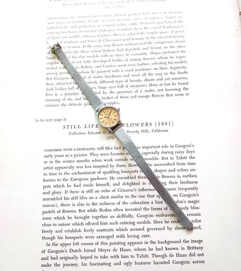 瑞士Omega 淡金色錶盤 圓弧 銀色 女用古董老機械錶 已洗油保養