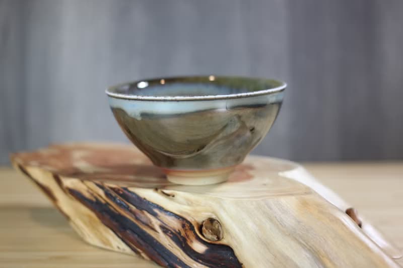 【母親節禮物】120ml 天目釉 柴燒茶杯 鶯歌名家葉敏祥手工作品