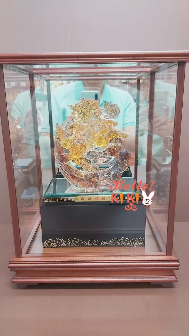 琉璃 麒麟獻瑞 升遷賀禮 退休禮物 退伍禮品 開幕送禮 謝師禮物
