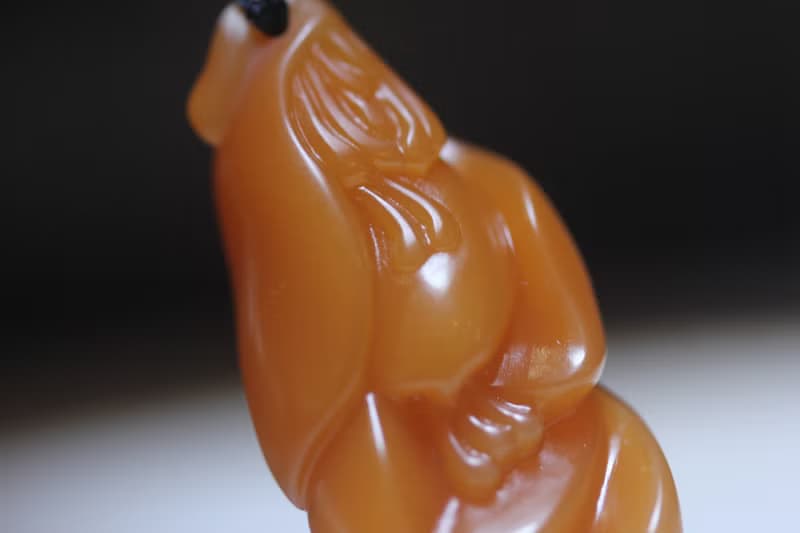 【玉蘭花】天然黃龍玉 緬甸 /典雅靈動吊墜/女生禮物 /花中君子