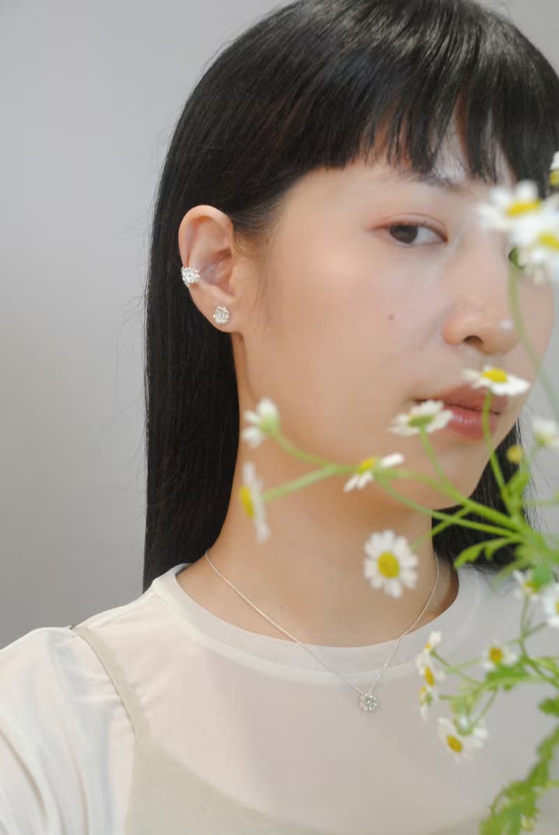 二毛銀【花草系列─小雛菊-項鍊】銀