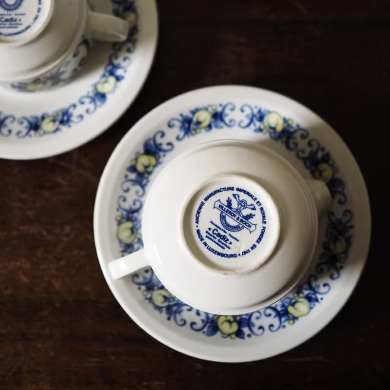 復古德國品牌 Villeroy & Boch 奶壺碟套裝