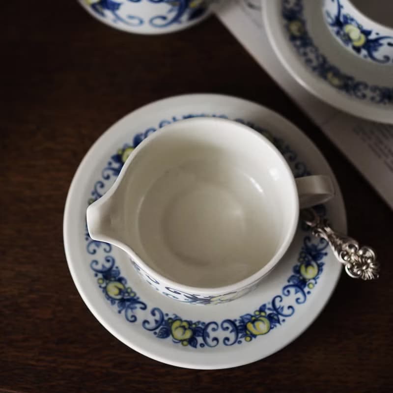 復古德國品牌 Villeroy & Boch 奶壺碟套裝