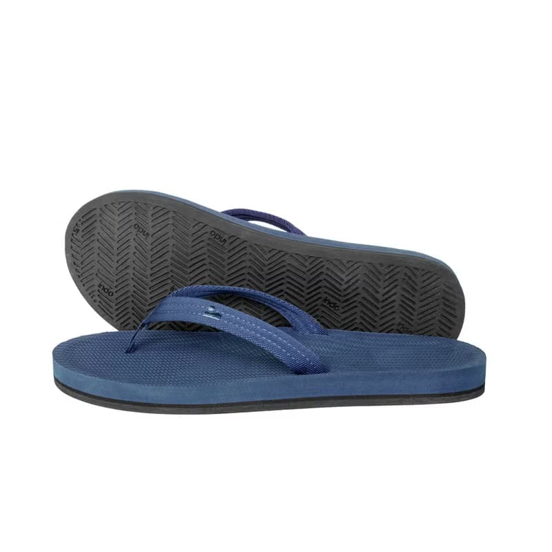 【春夏新品】indosole 環保拖鞋 Easy Living  深海藍 女