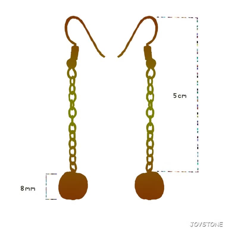 香氛石耳環 軍藍色香氛石 長版垂墜耳洞式 1組2入 可滴入精油擴香