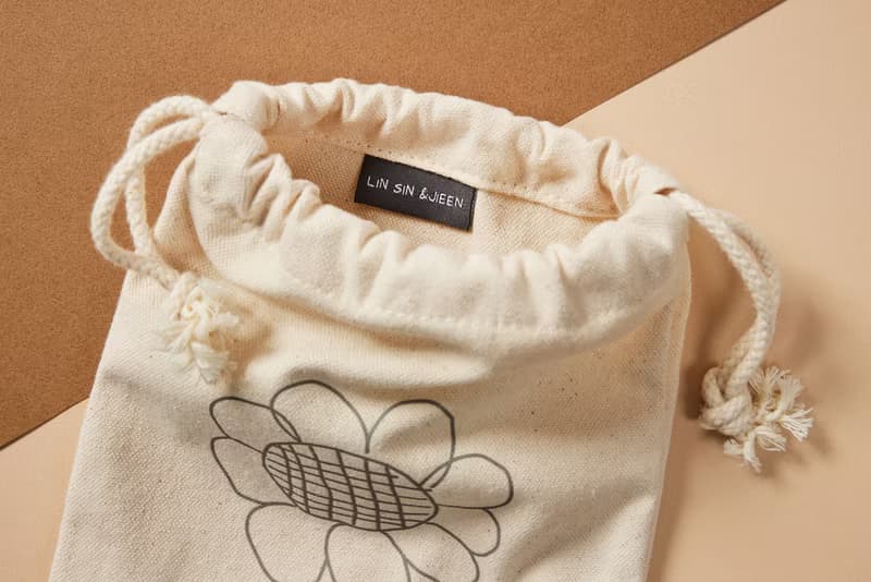 彩色(單色)小花束口袋