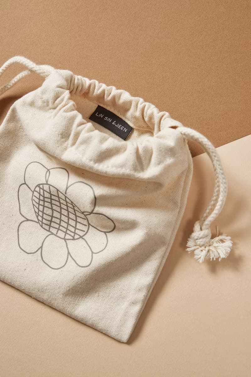 彩色(單色)小花束口袋