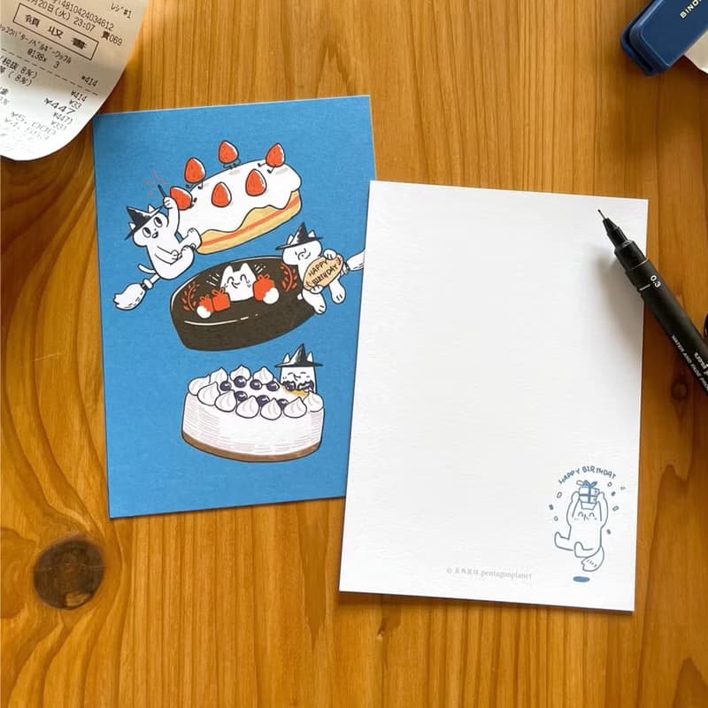 雙面明信片 (生日/感謝/聖誕節/其他)【任選3入】 / 五角星球