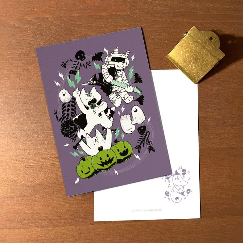 雙面明信片 (生日/感謝/聖誕節/其他)【任選3入】 / 五角星球