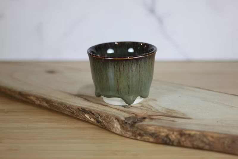 【送禮好物】60ml 天目釉 日式手工小茶杯 葉政豪作品