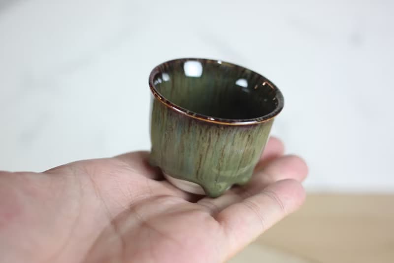 【送禮好物】60ml 天目釉 日式手工小茶杯 葉政豪作品