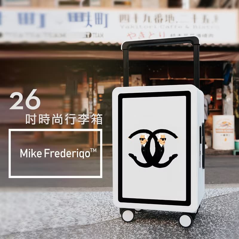 【Mike Frederiqo】正版授權 26吋寬把拉桿箱 2款 翻玩潮流時尚