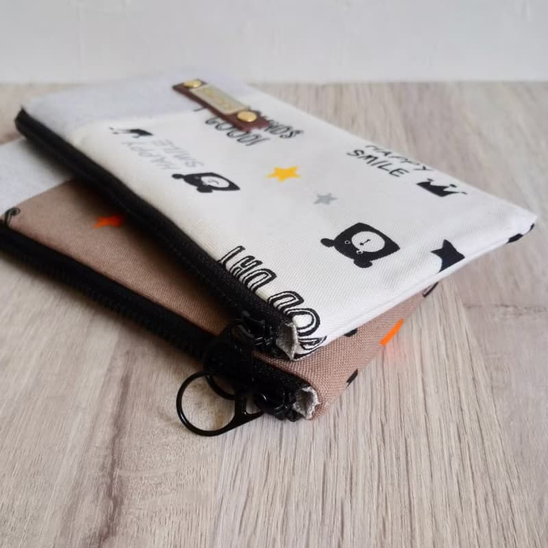 【FAW/萬用長夾(中)】幸運小熊 法國銀蔥 內有隔層!