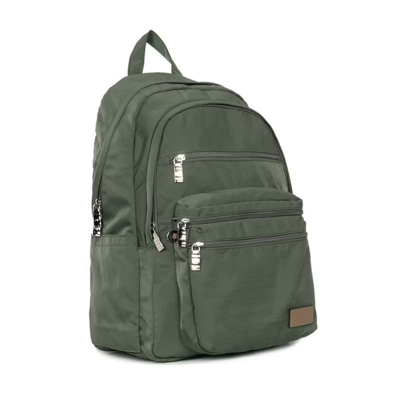 後背包-風旅雙拉鍊防潑水後背包-6003-8-多色任選